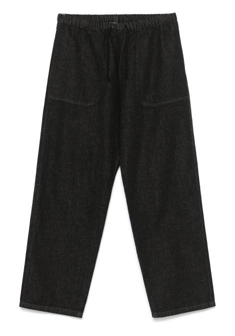 denim easy pants uomo neri DANTON | DT-E0209BLACK DENIM
